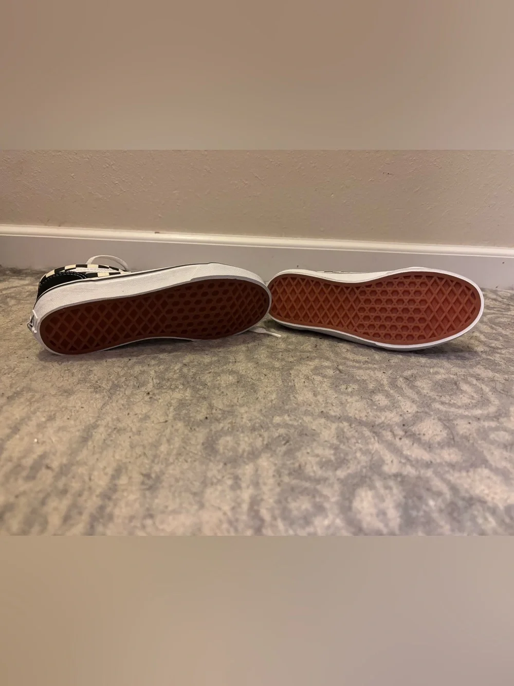 Vans Kids Black and White Checkerboard Old Skool Sneakers